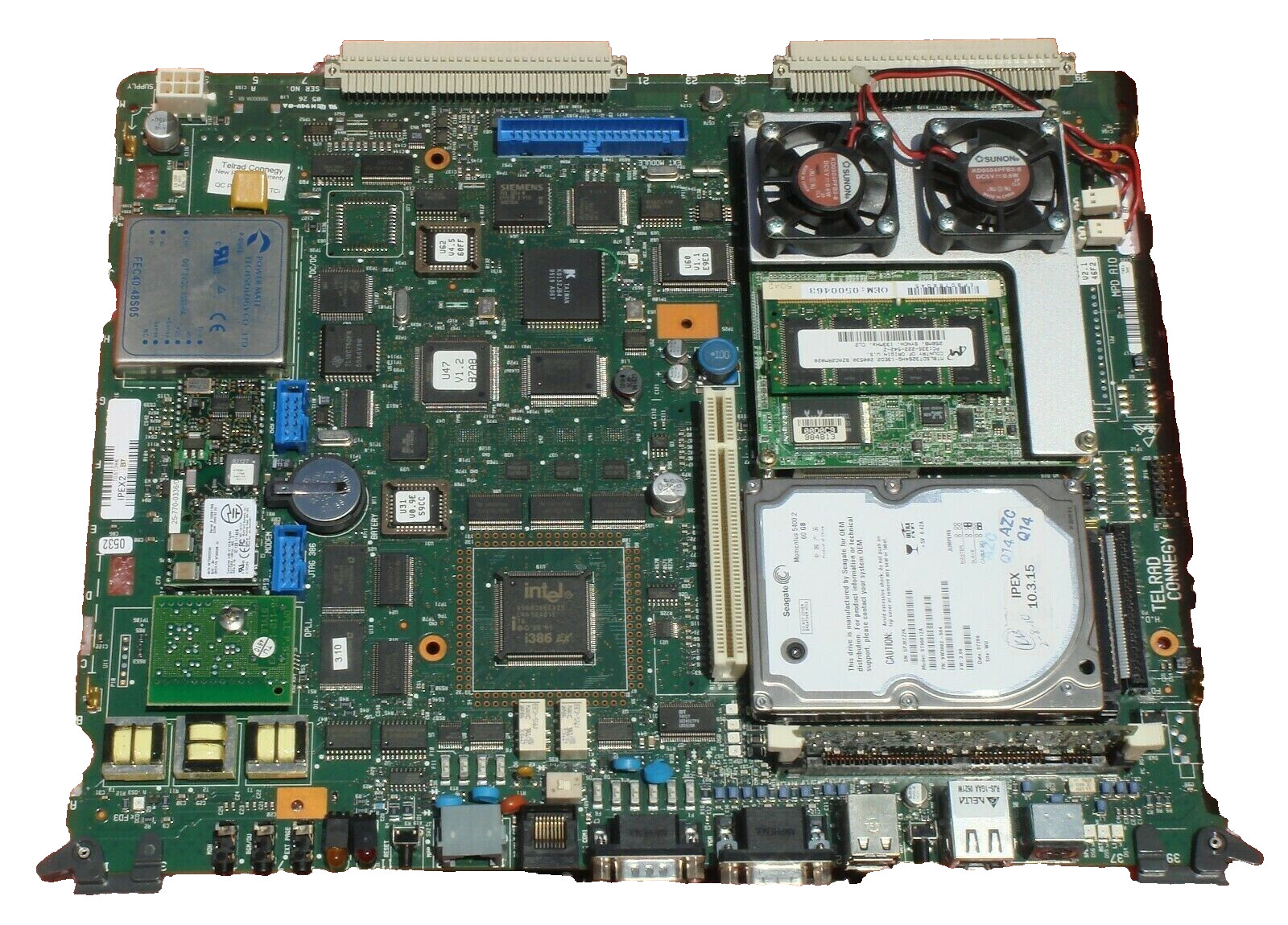 TELRAD IPEX-2 Main Processor Server Card 76-410-1360/0 V3.14 Style B10 – NEW