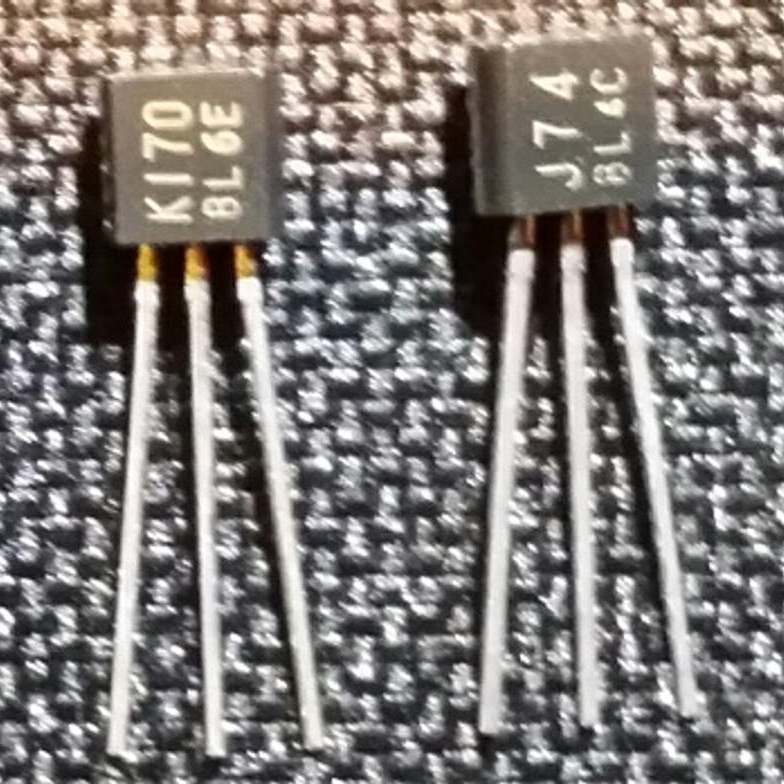 Toshiba 2SJ74 + 2SK170 MATCHED PAIR 0.1mA-match (9-11ma Idss Range «B» «BL»)