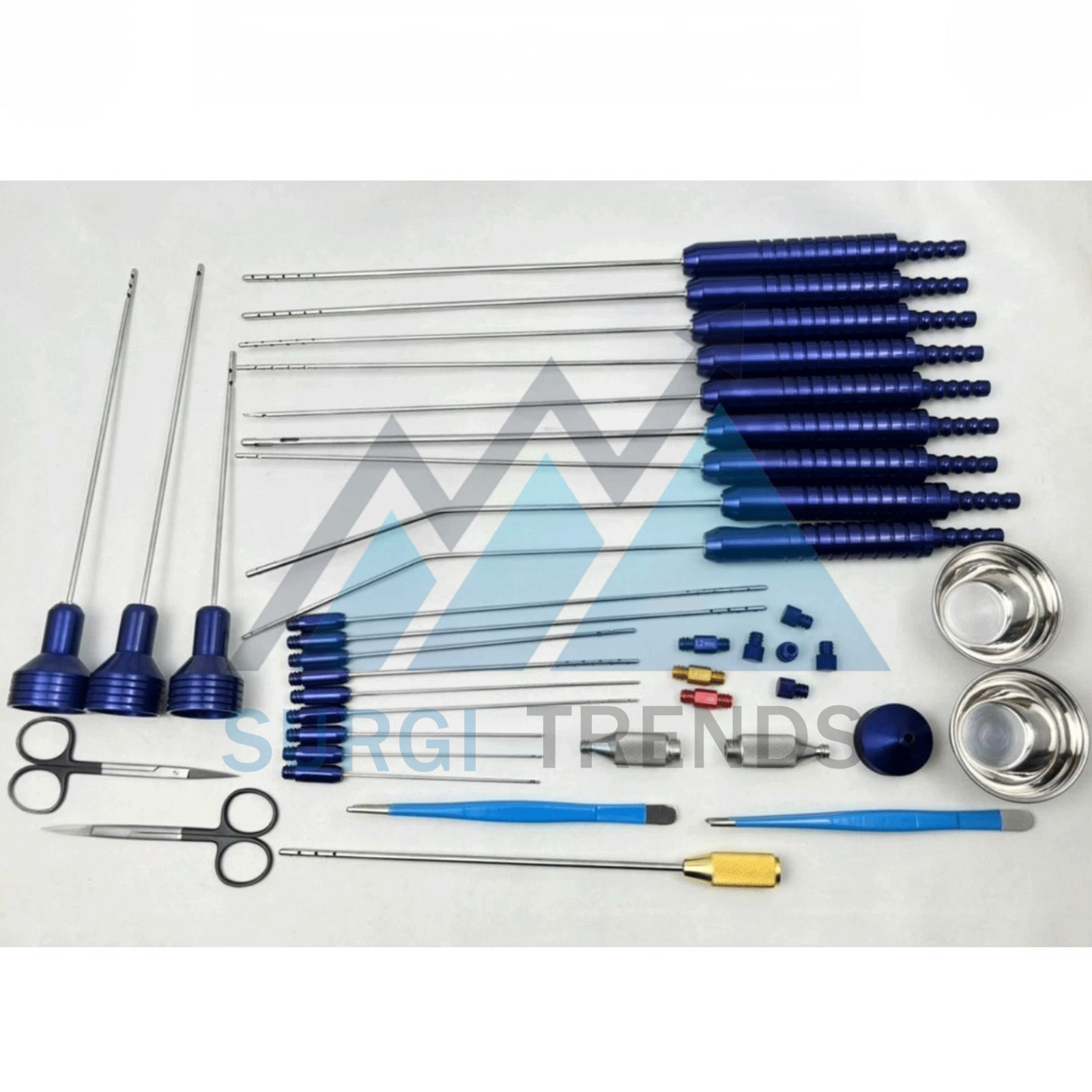 Liposuction Cannulas Set 40 Pcs | Surgical Instruments Kit A+ Stainless Steel