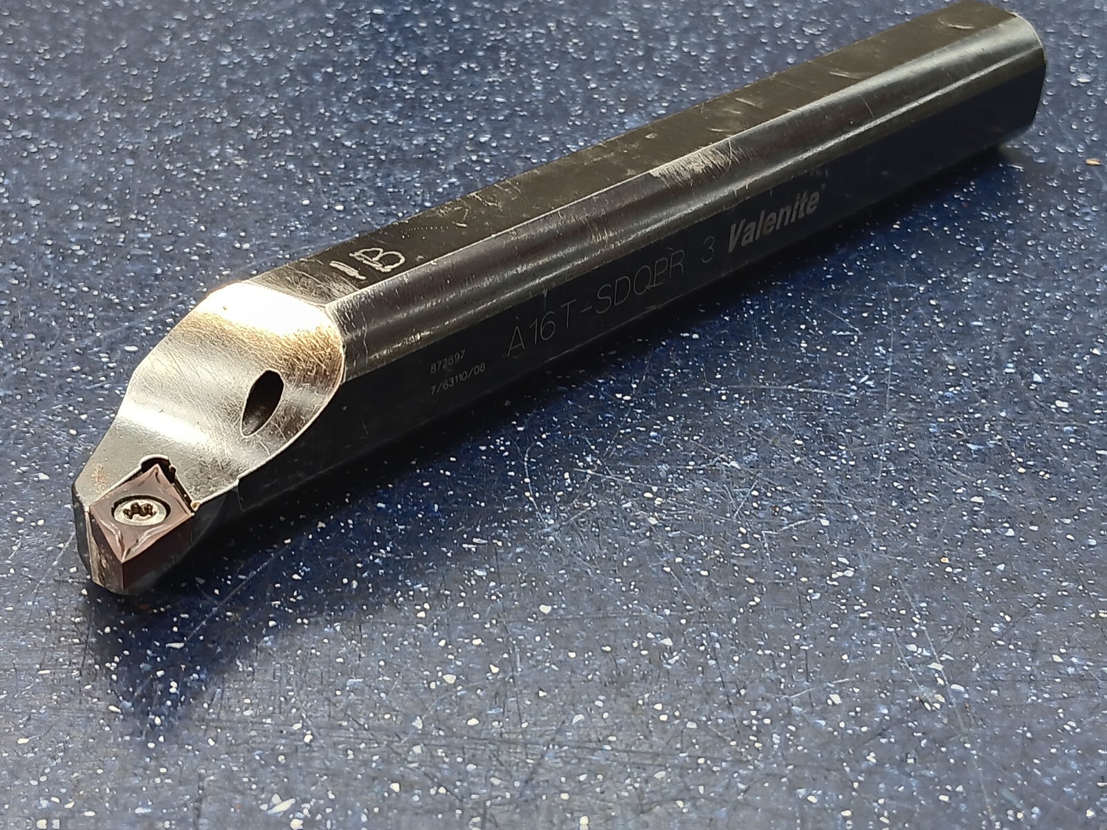 Valenite 1″ Shank A16T SDQPR 3 Coolant Thru Boring Bar DC..32.5.. Inserts 1.0