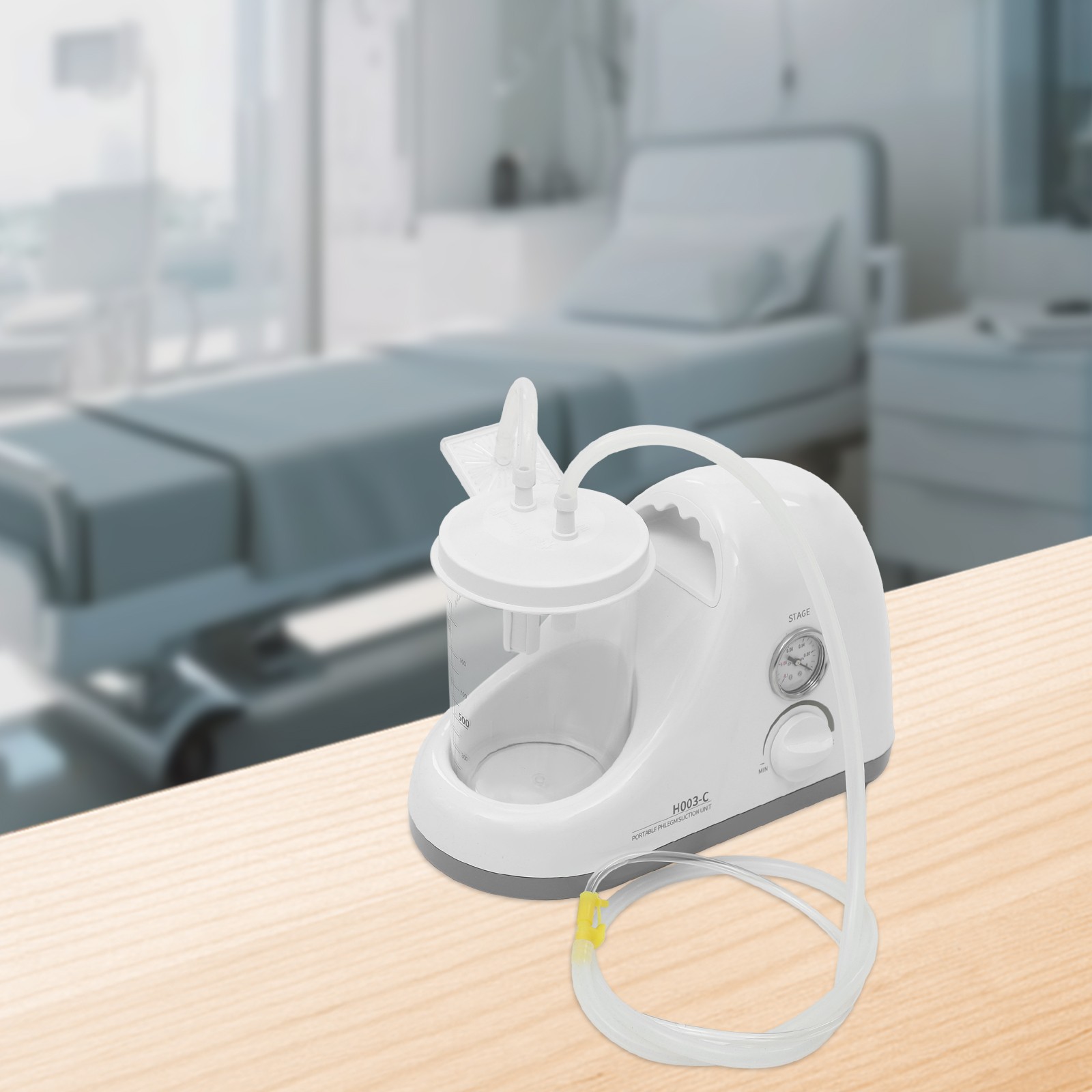 Portable Dental Phlegm Suction Unit Emergency Medical Vacuum Aspirator Machine