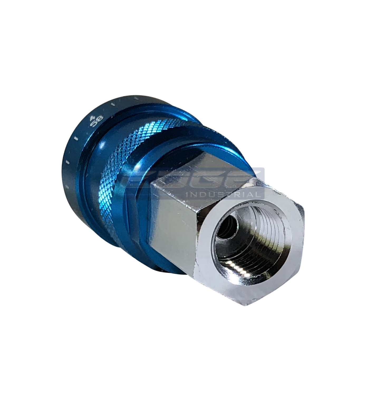 ADJUSTABLE IN LINE PRESSURE REGULATOR FOR PNEUMATIC AIR TOOL,43-87 PSI, 1/4 NPT