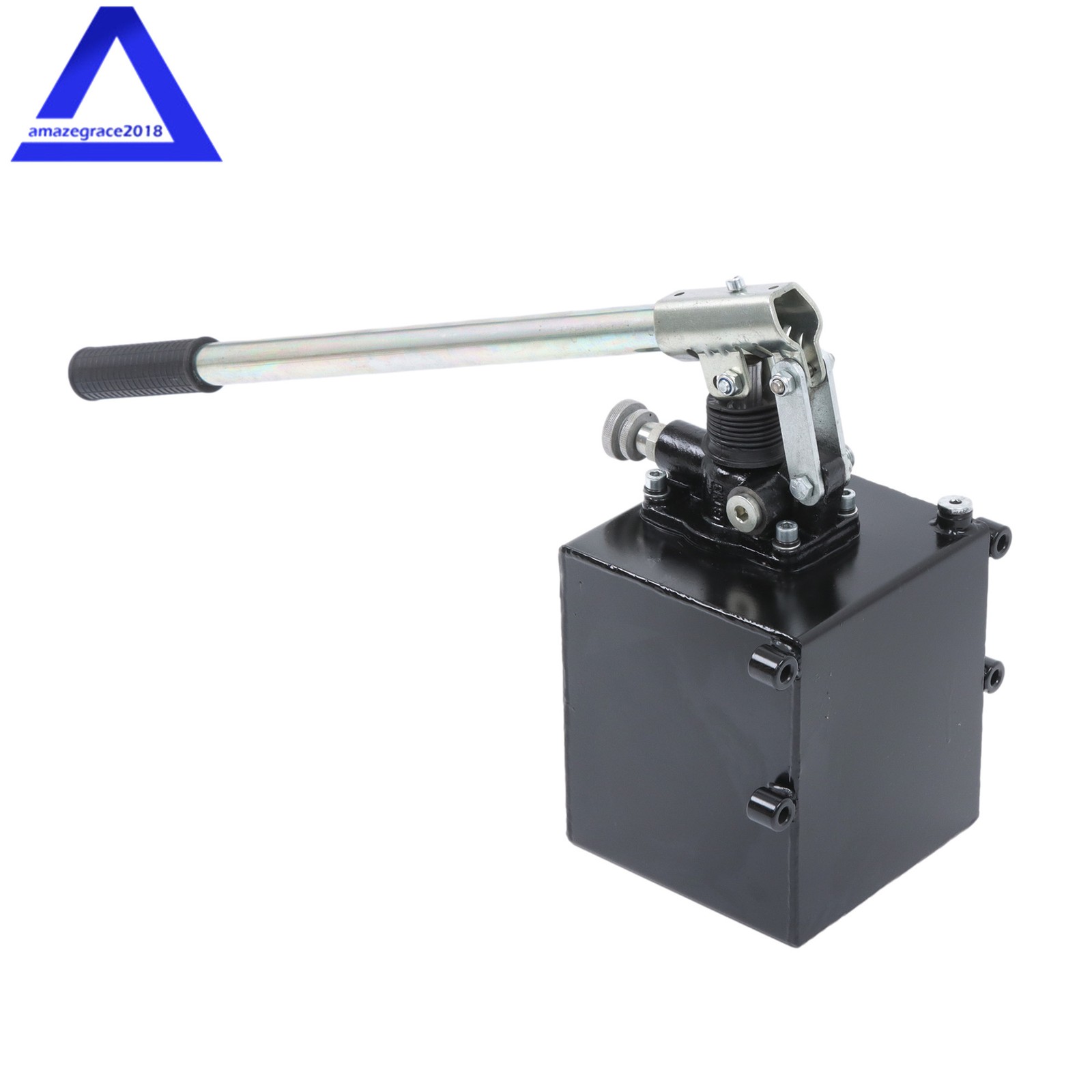 Hydraulic Piston Hand Pump 1.5 Cid 5 Quart With Release Knob For Single-Acting