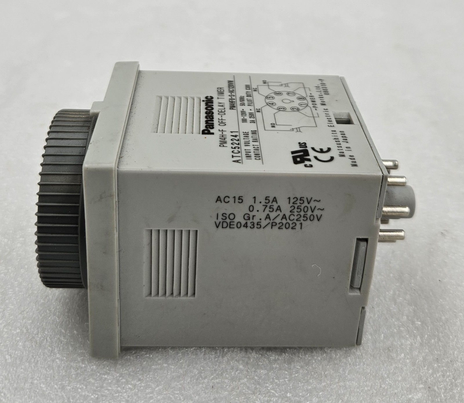 PANASONIC PM4H-F OFF-DELAY TIMER PM4HF8R-S-AC120VW [FAST SHIPPING]