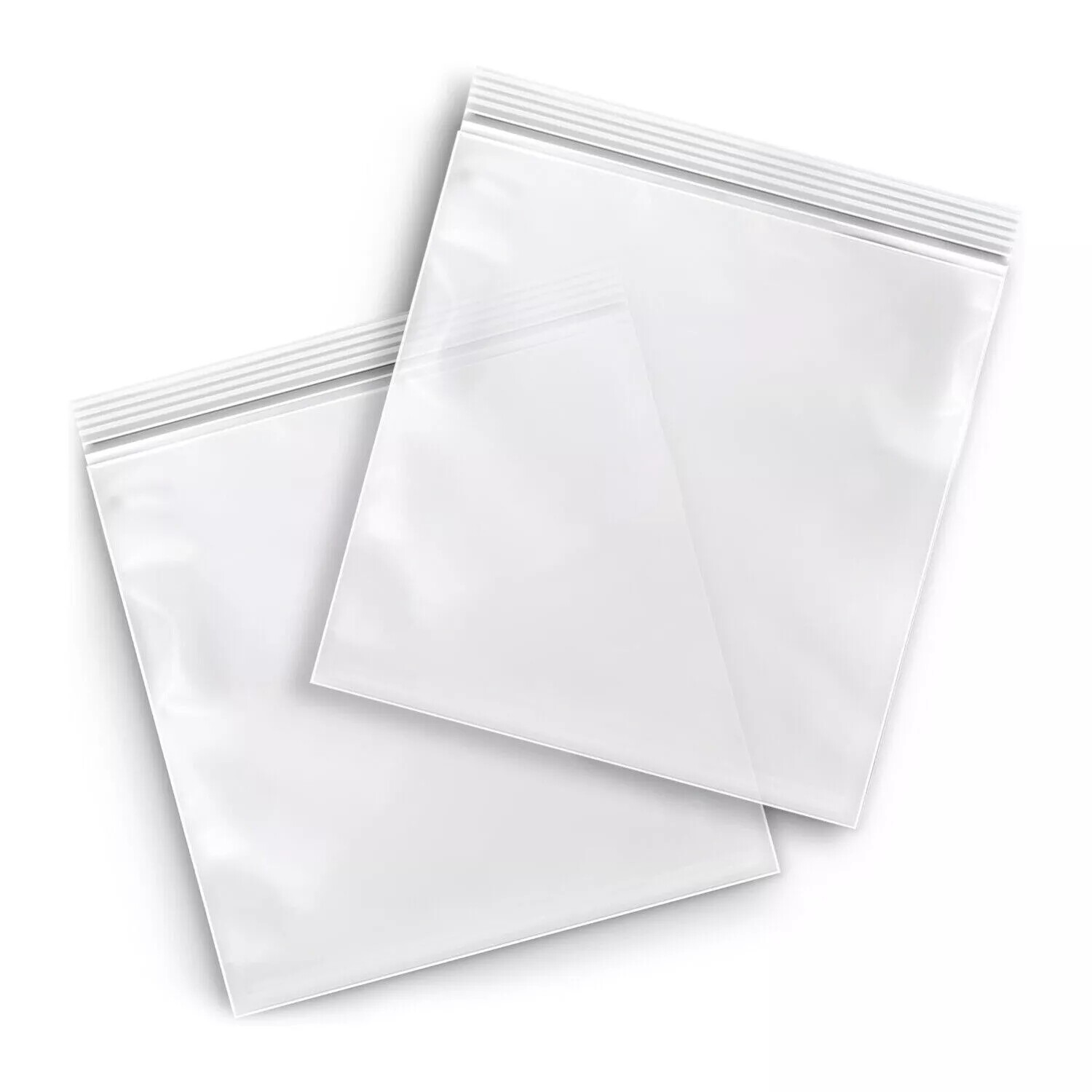 1000 Zip Seal Bags 12 x 15 White Block 2 Mil Poly 12″ x 15″ Writable Resealable
