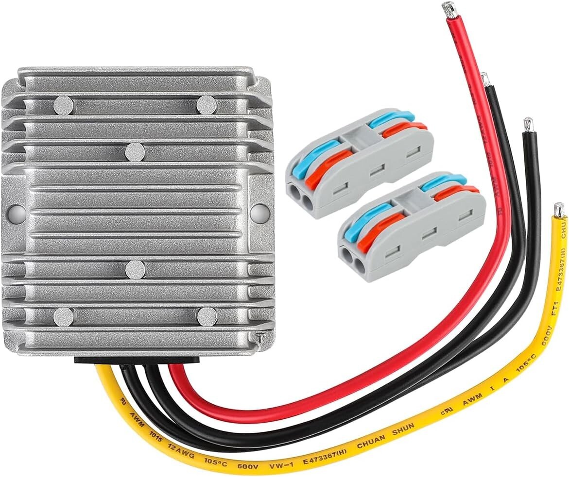 DC 24V to DC 12V 30A 360W Converter Step Down Voltage Regulator Waterproof