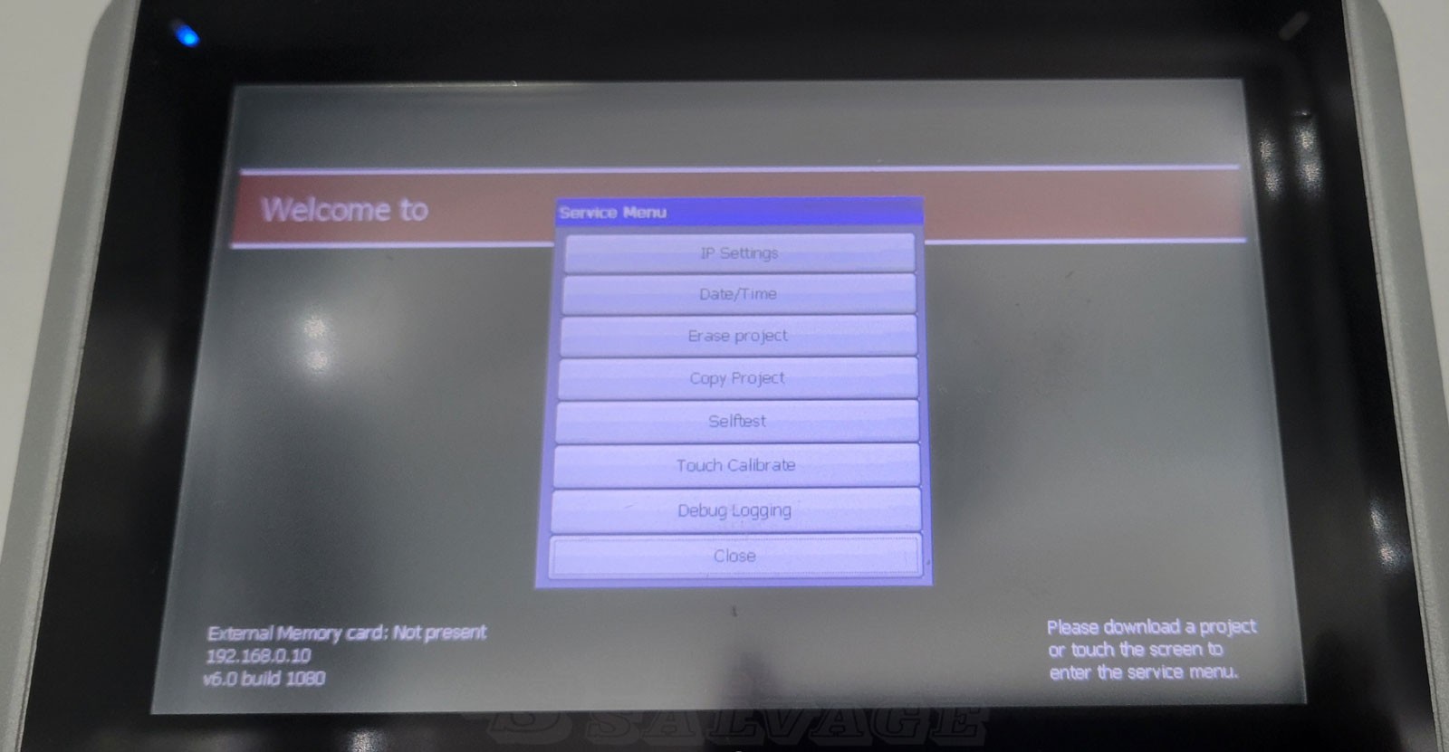 Beijer iX T7A 7″ Touchscreen Display Panel 630000202