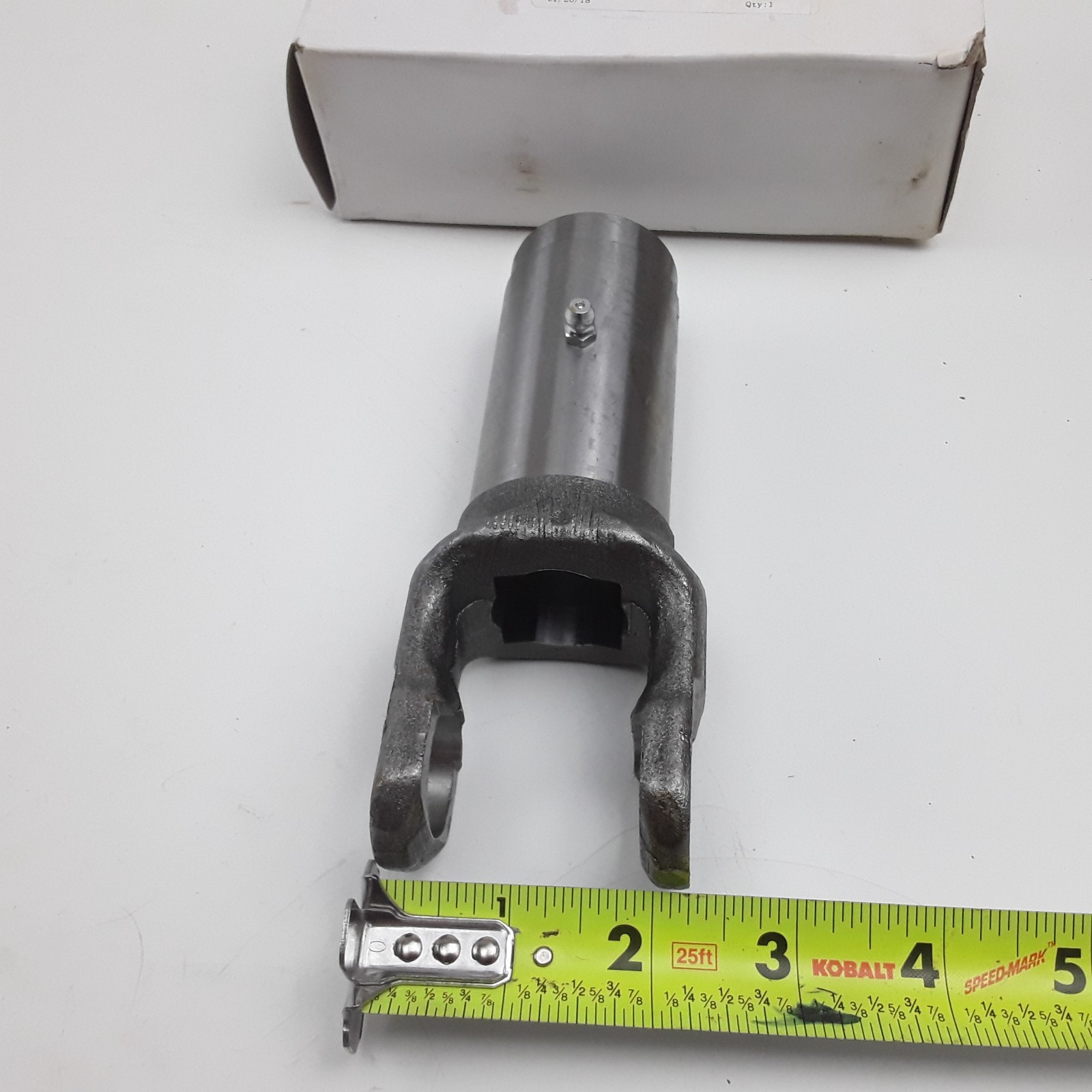 World American Power Take Off (PTO) Slip Yoke – 1″ Square, A= 1.000″ B= 5.500″