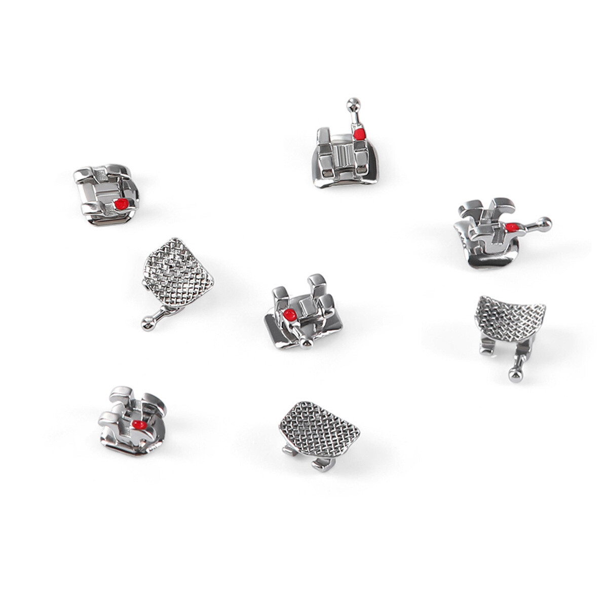 Dental Orthodontic Metal Brackets Braces Mini Roth/MBT 022/018 Hooks 3/345