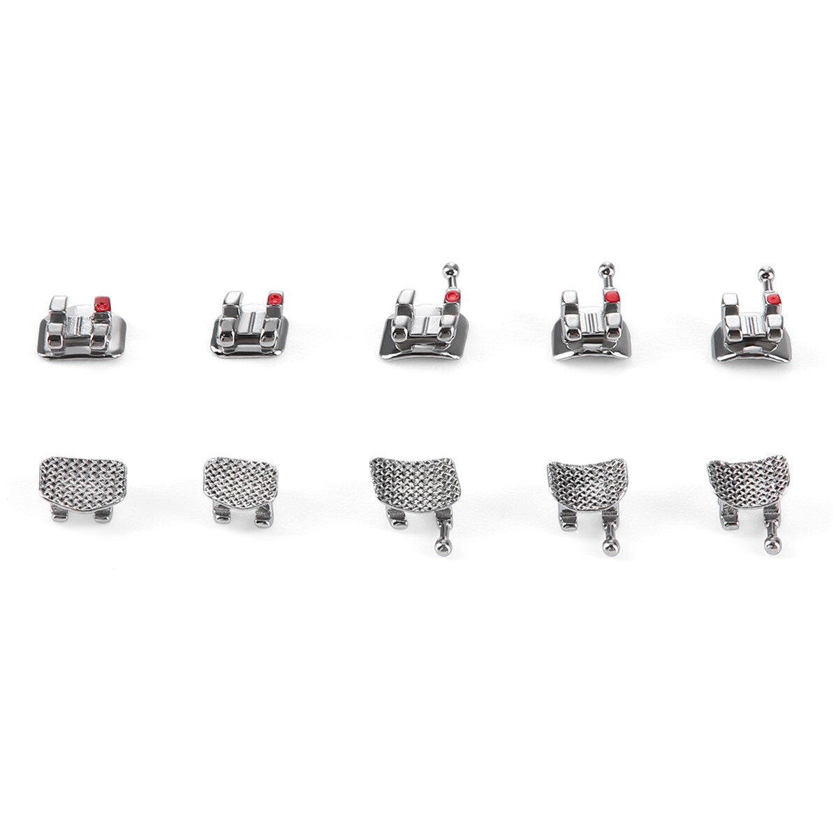 Dental Orthodontic Metal Brackets Braces Mini Roth/MBT 022/018 Hooks 3/345
