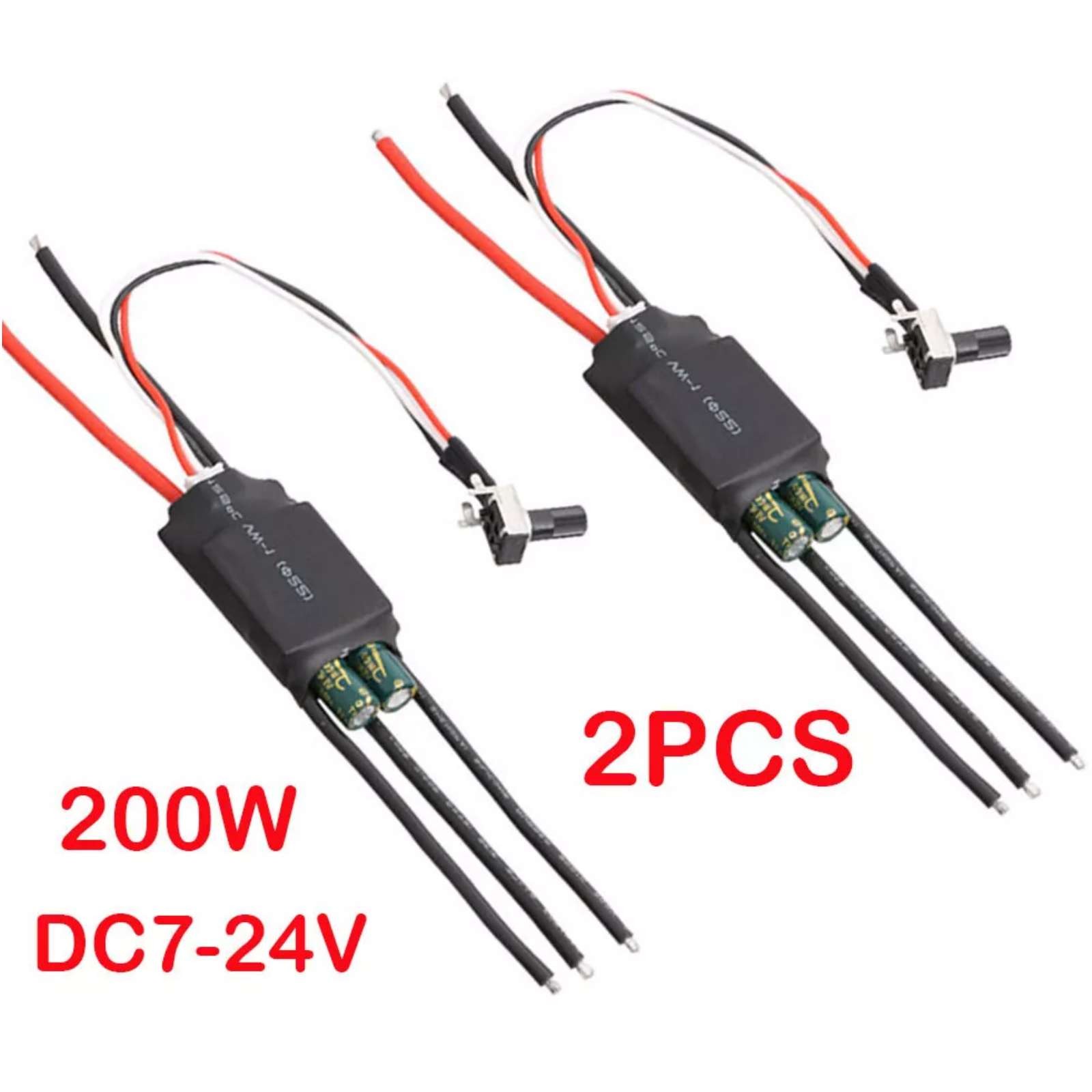 35,000 RPM Brushless Motor Driver BLDC ESC Speed Controller 2pcs 3-phase