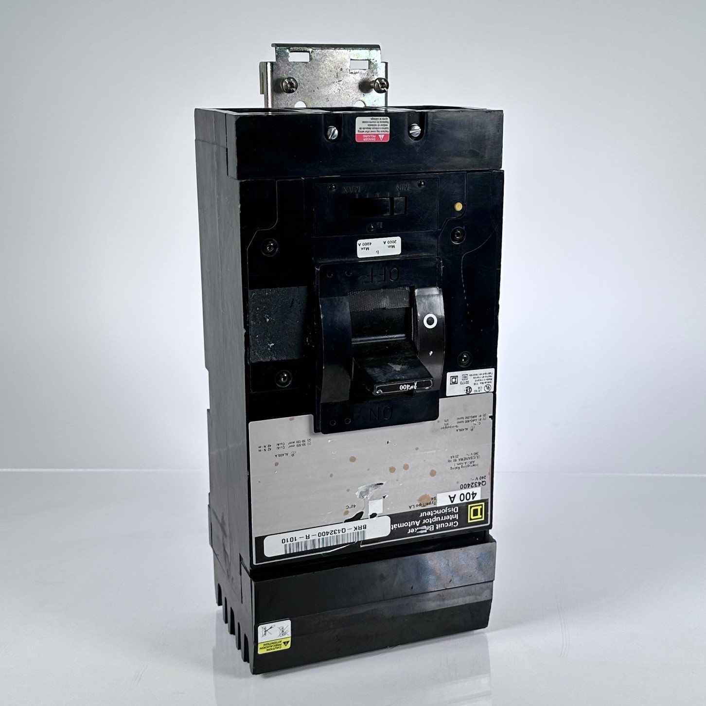 SQUARE D Q432400 400A 3-POLE 240V I-LINE 25KA Thermal Magnetic Circuit Breaker