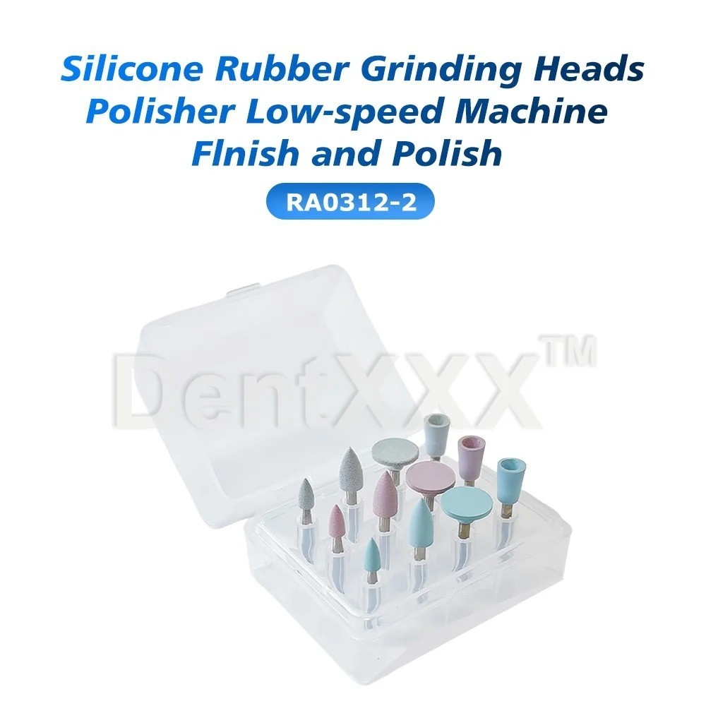 12 Pcs/Box Silicone Composite polishing kit RA2.35mm For Low Speed handpiece