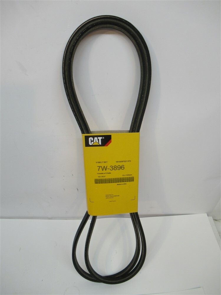 CAT / Caterpillar 7W-3896, V-Belt Set 1/2″ x 52.5″, Consists of 2 Belts