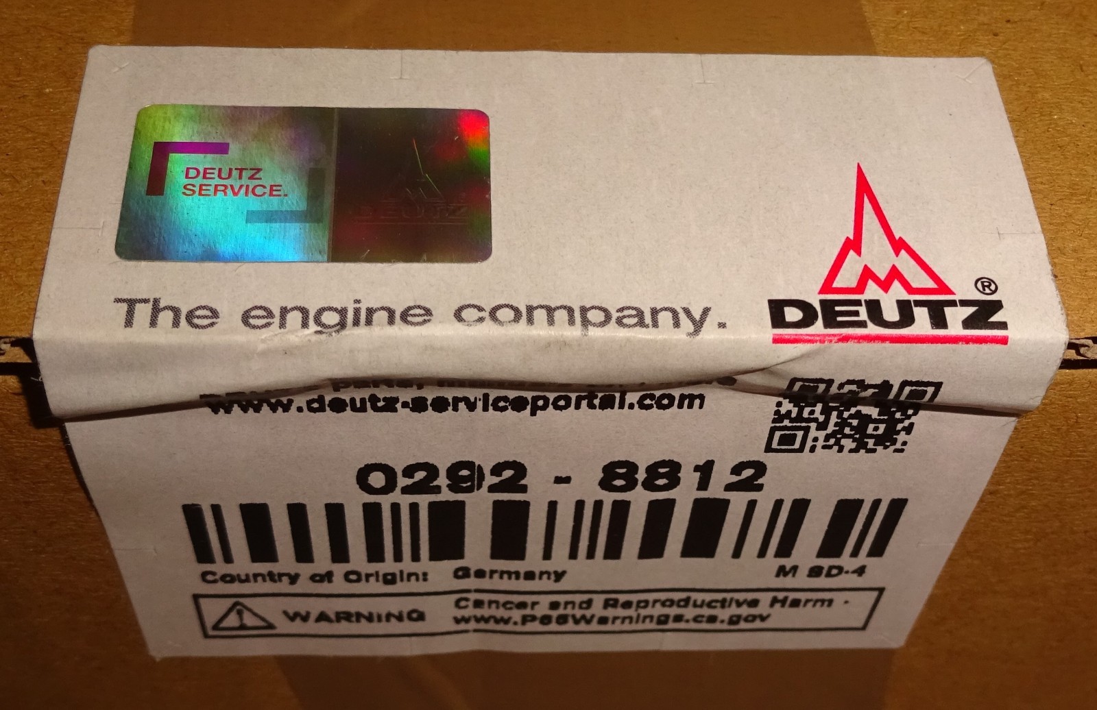 Deutz 02928812 Basic Engine Gasket Set 0292-8812 Genuine Deutz NEW