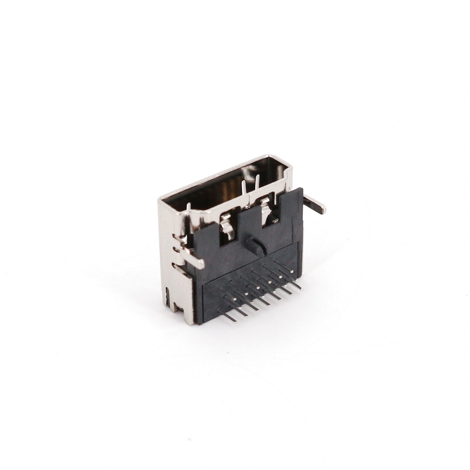 10Pcs HDMI Type A Right Angle 3 Row 19-Pin DIP Female Socket PCB Mount Connector