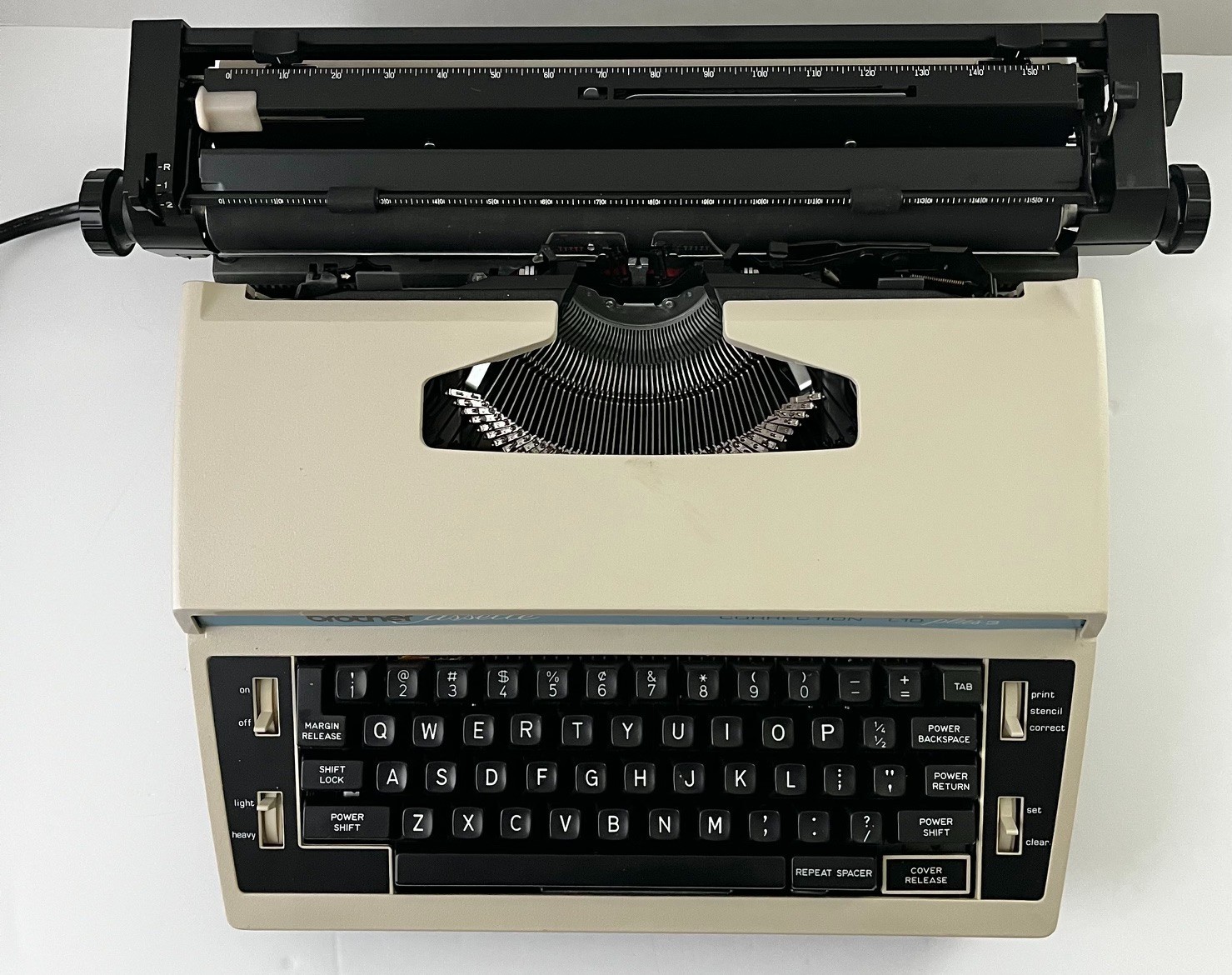 Brother Electric Typewriter w/ Case – Serviced & Ready to Type