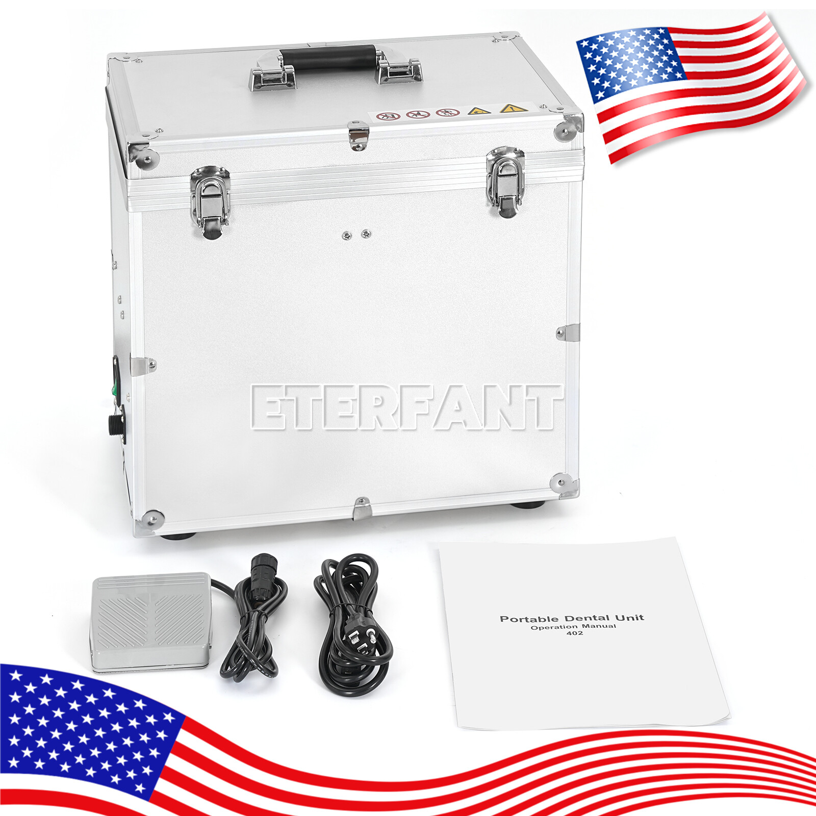 Dental Portable Suction System Delivery Unit with Air Compressor 4 Holes BD-402