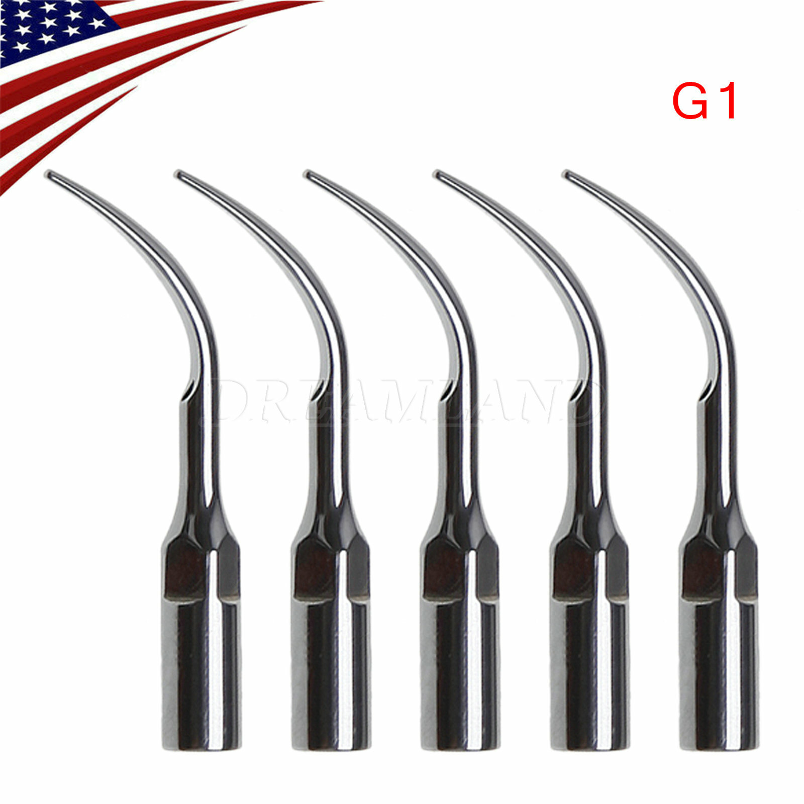 5 Puntas Tips ultrasónico dental Fit EMS Cavitron DTE SATELEC pieza de mano