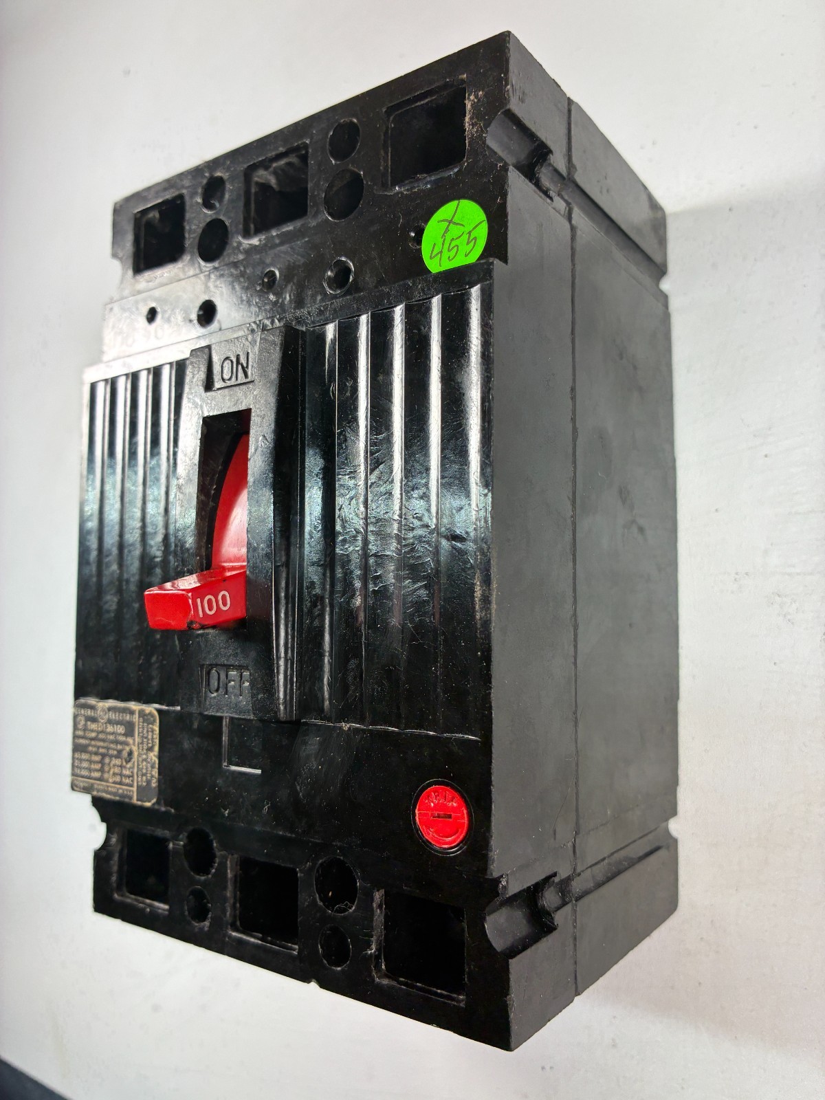 GE General Electric THED136100 3-Pole 100A 240/480VAC 250VDC 25kA 60DAY-WARRANTY