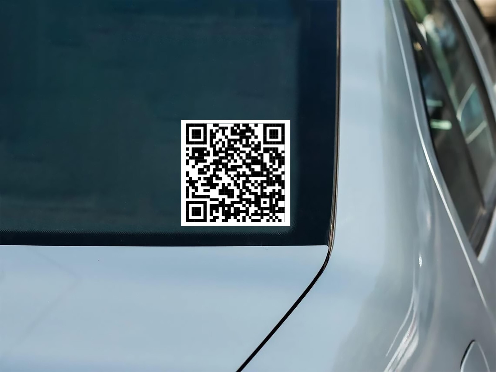 CUSTOM QR Code Labels Custom Sticker Decal Printed 1″ -24″ Free Shipping