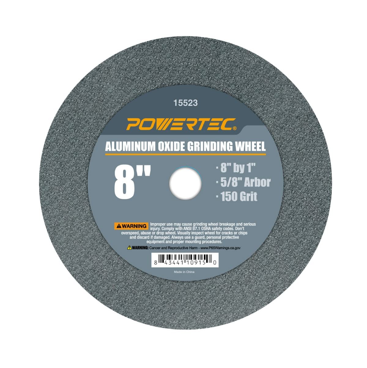 Bench Grinder Wheel 8 Inch 150 Grit, Aluminum Oxide Grinding Wheel for Bench …