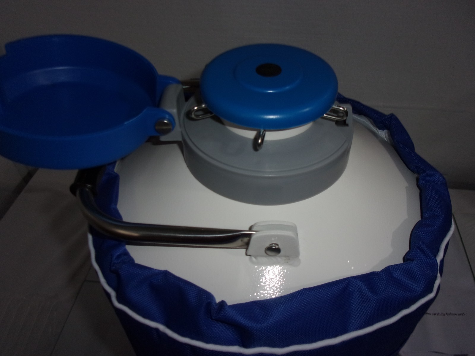 10L Liquid Nitrogen Container Cryogenic Container (LN2) Aluminum Alloy New