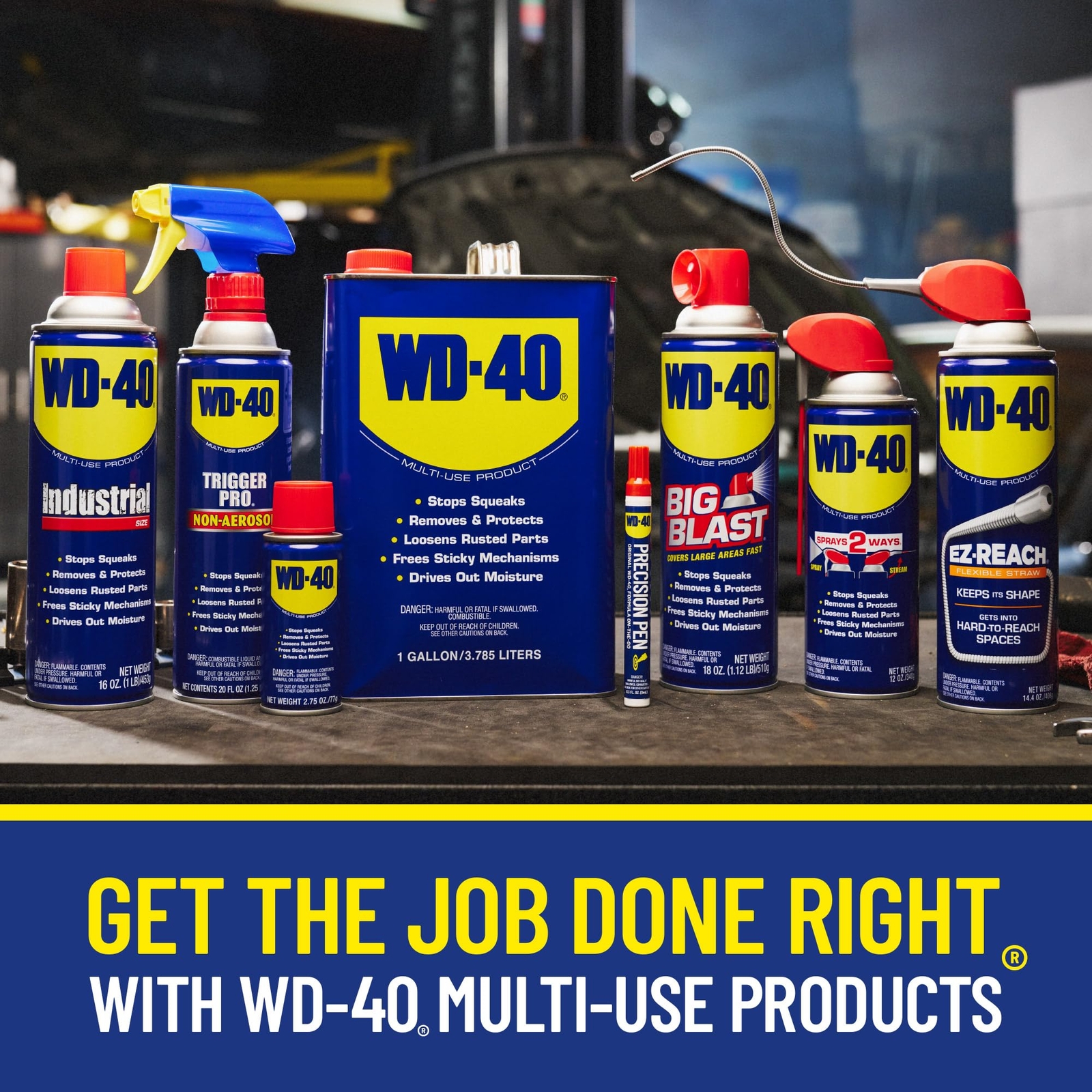 WD-40 Multi-Use Product with SMART STRAW SPRAYS 2 WAYS, 12 OZ
