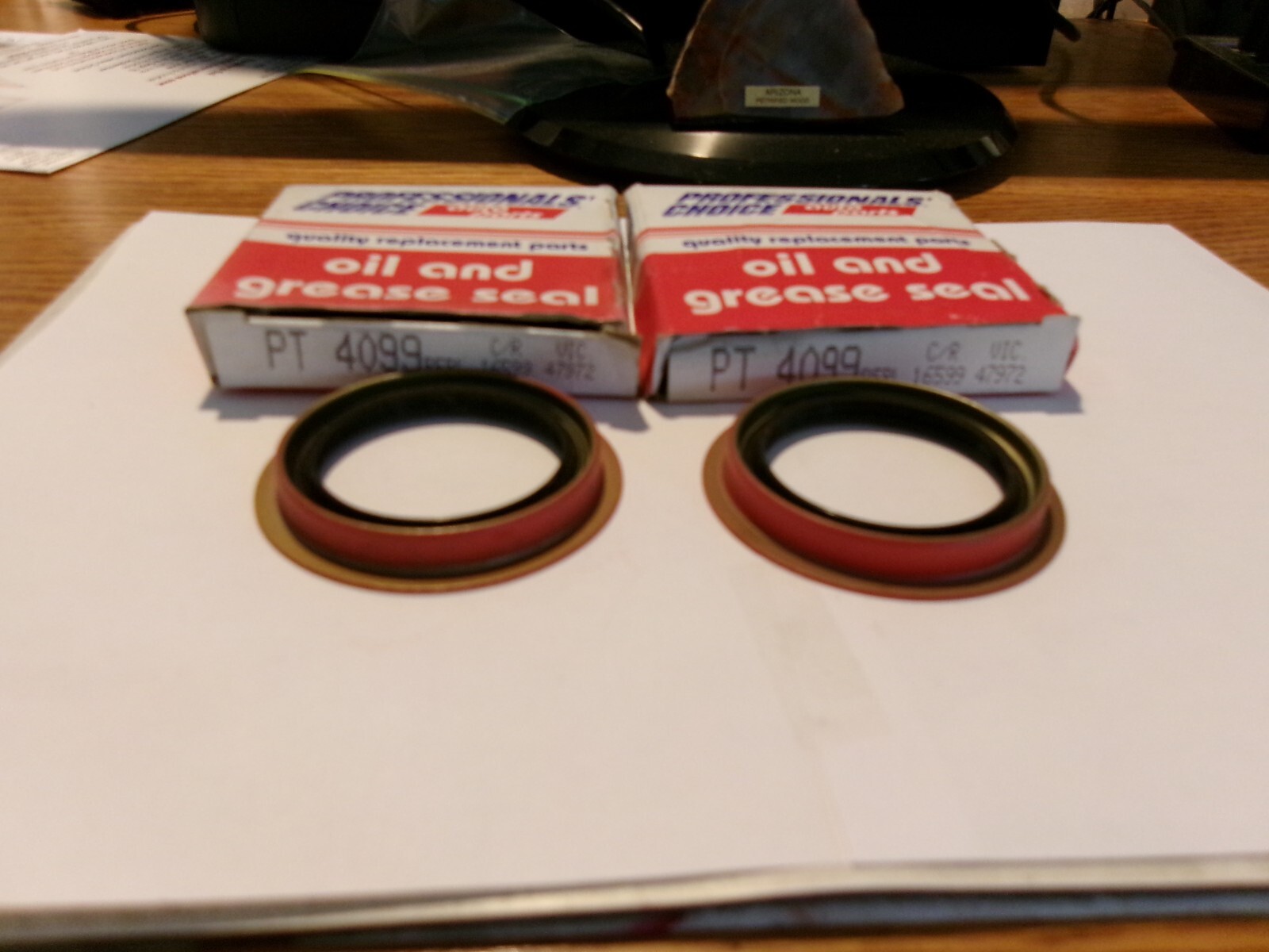2 (TWO) PROFESSIONAL CHOICE 4099 OIL SEALS = $11.98 = $5.99 EACH = FREE SHIP