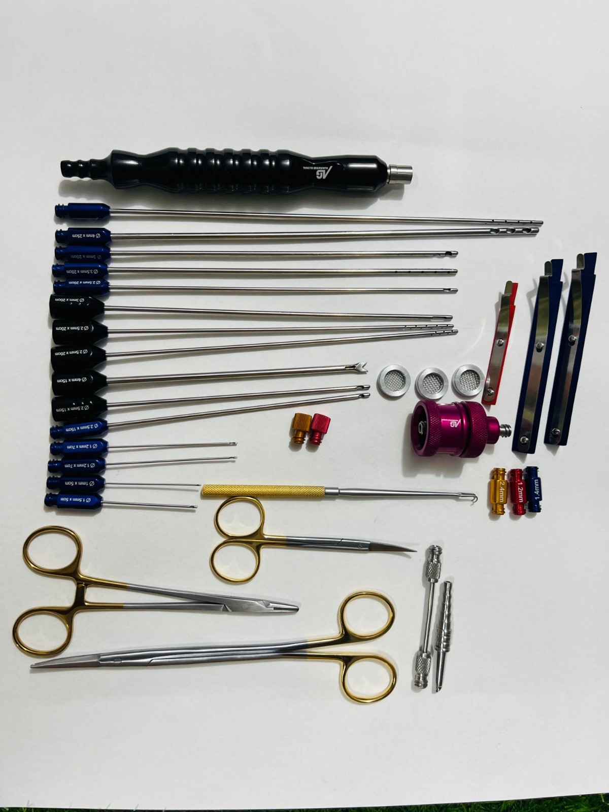 Liposuction cannulas Set for face and neck