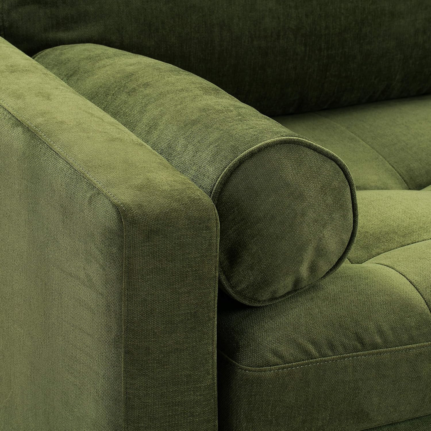 Napa 88.5″ Sofa with Deep Seating, Tailored Upholstered Finish, Clean Modern Lin