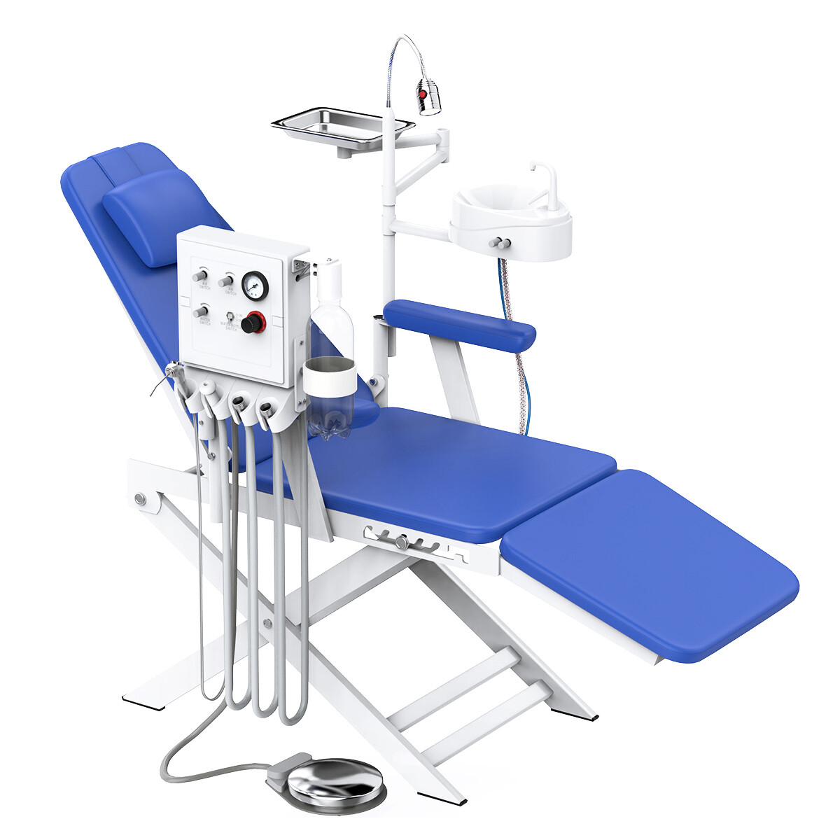 Dental Portable Mobile Delivery Unit Cart Air Compressor/Turbine Unit/Chair USA