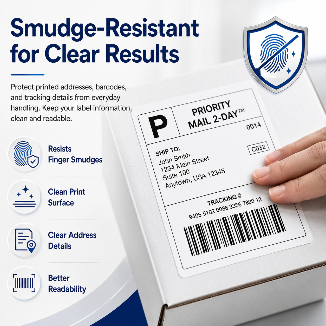Compatible with Dymo 450 30256 2-5/16″ x 4″(59mm x 101mm) Large Shipping Labels
