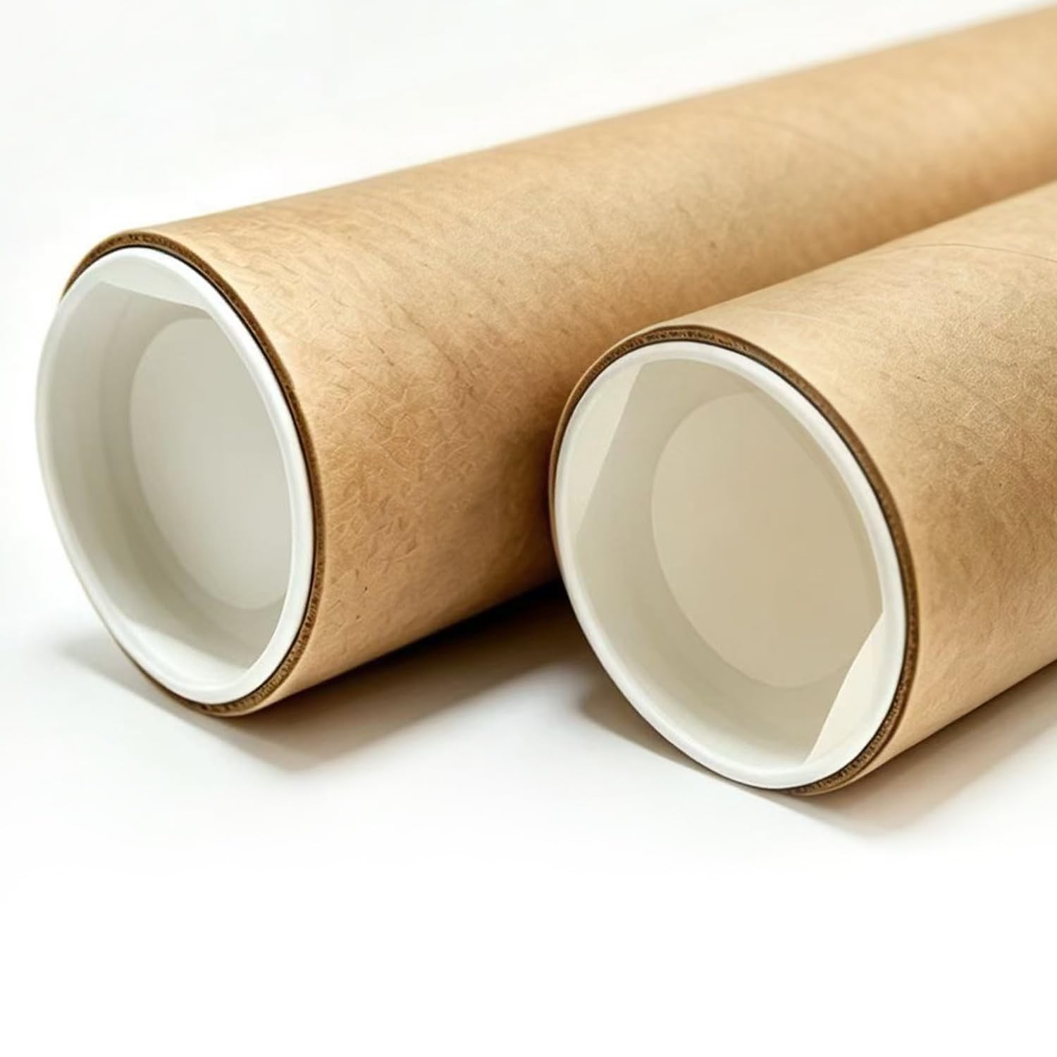 2 Pack Mailing Tubes with Caps for Poster, Artwork Storage, Shipping Blueprin…