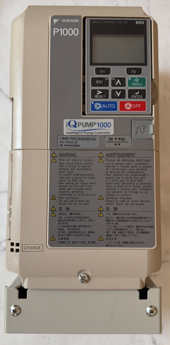 CIMR-PW2A0008FAA Yaskawa P1000 200V 3 Phase 8A Variable Frequency drive