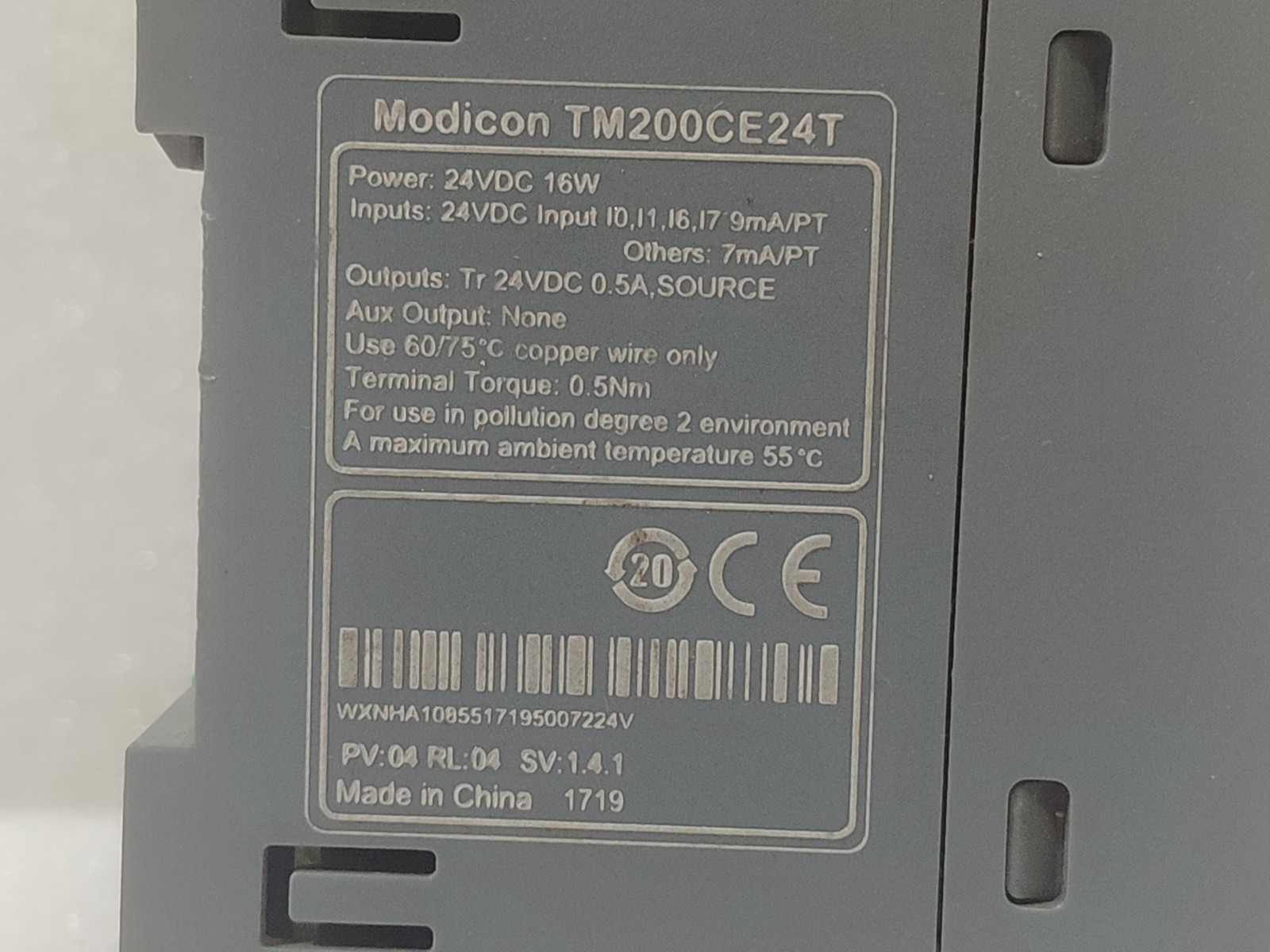 SCHNEIDER ELECTRIC MODICON TM200CE24T