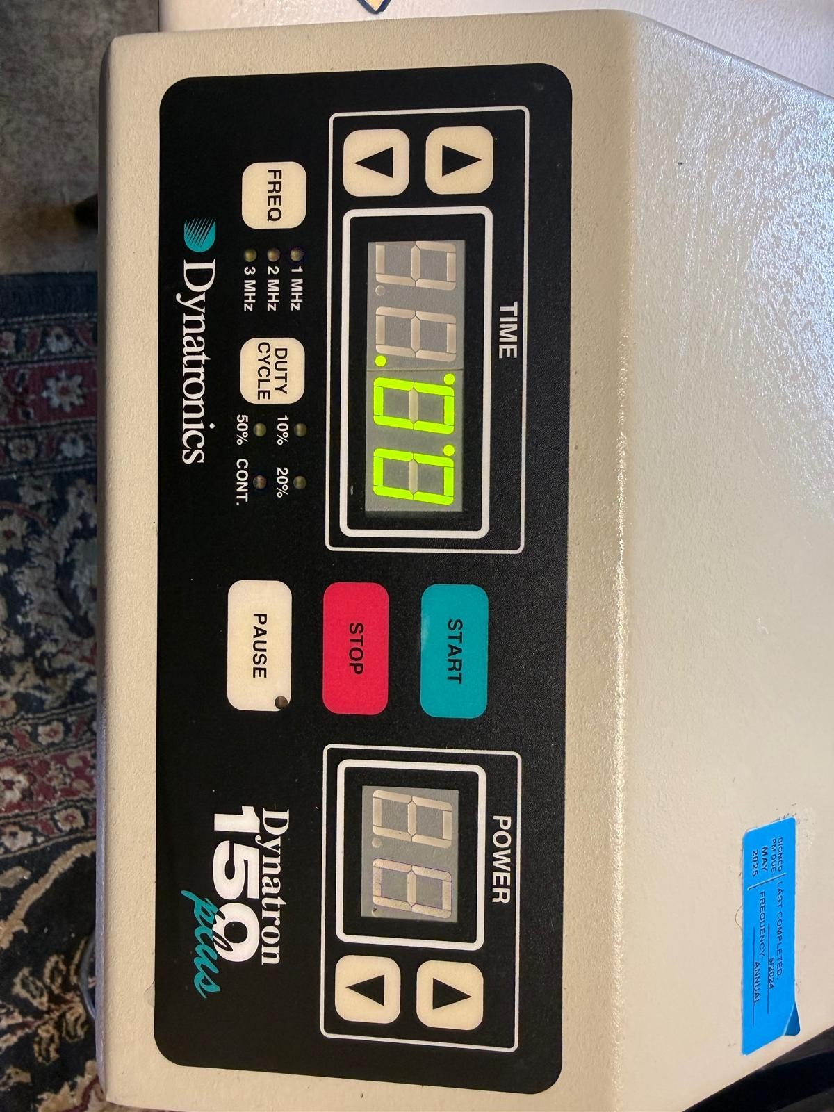 Dynatronics Dynatron 150 PLUS Ultrasound Therapy Unit w/Probe and Power Cord