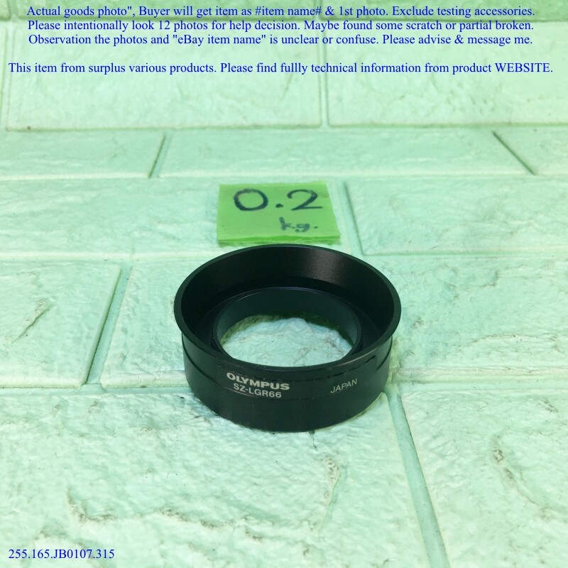 OLYMPUS SZ-LGR66, Ring Light Adapter for SZ51 & SZ61 as photo, sn:5053.