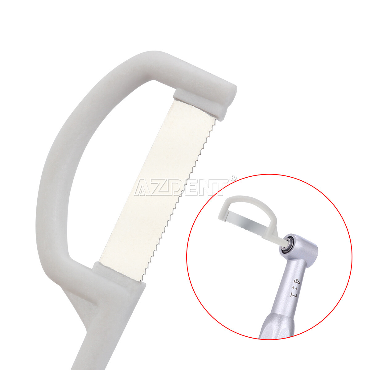 4:1 Enamel Reduction Dental Contra Angle IPR Handpiece Interproximal Strips Kit