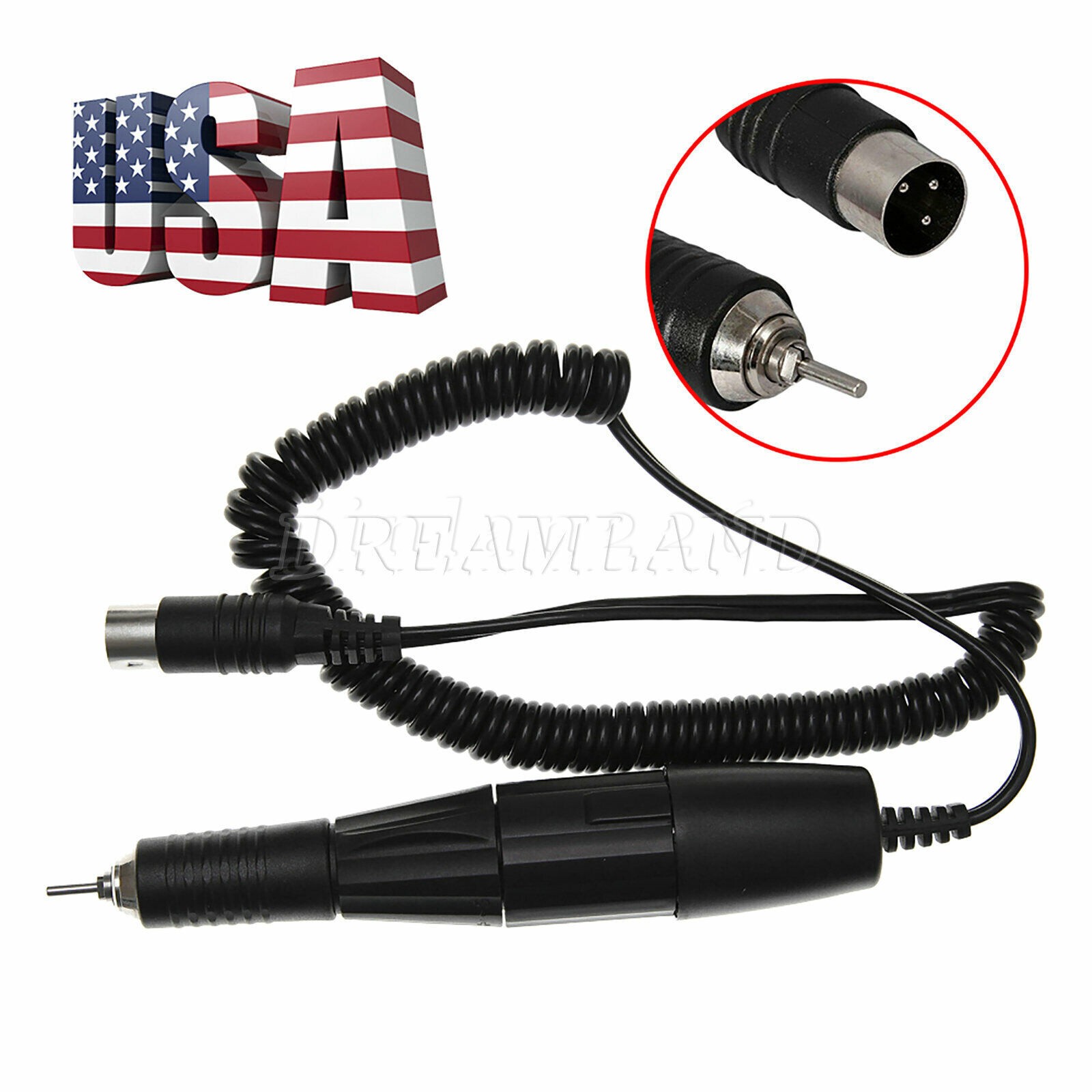 Dental Lab Electric Micromotor Polishing Unit / 35K rpm Motor Handpiece