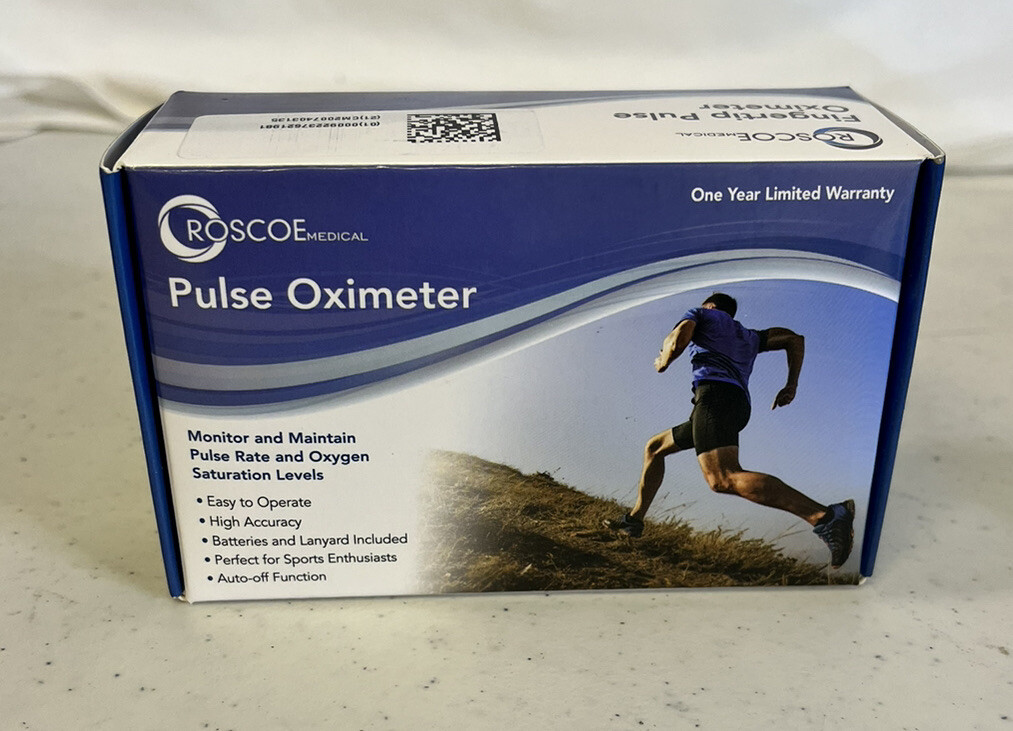 New Roscoe Medical POX-ROS Fingertip Pulse Oximeter