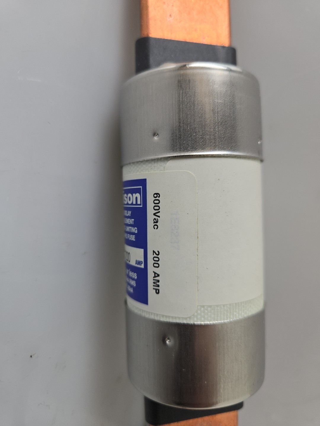 Edison ECSR200 Time-Delay Dual Element Industrial Fuse 200A 600Vac New