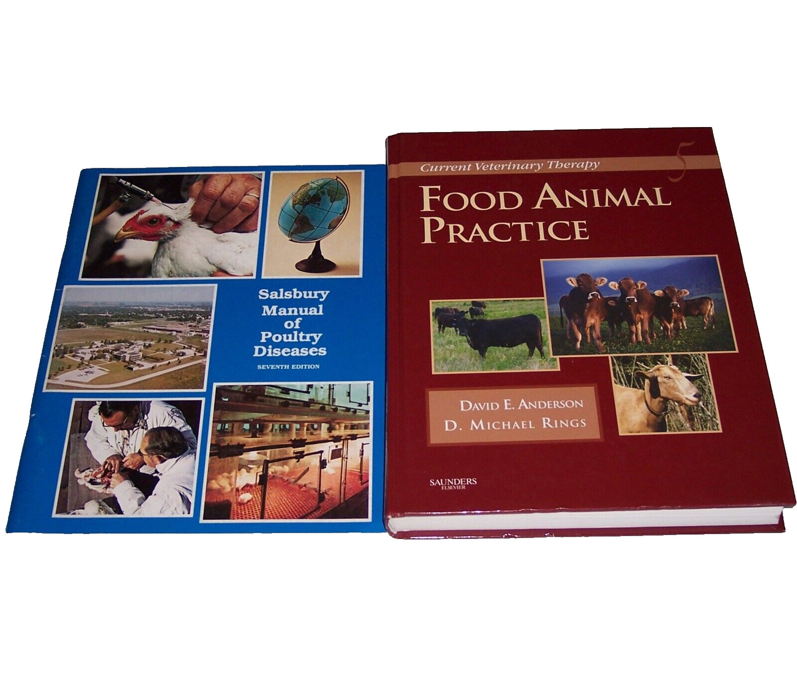 Current Veterinary Therapy: Food Animal Practice & Salsbury Poultry Diseases LOT