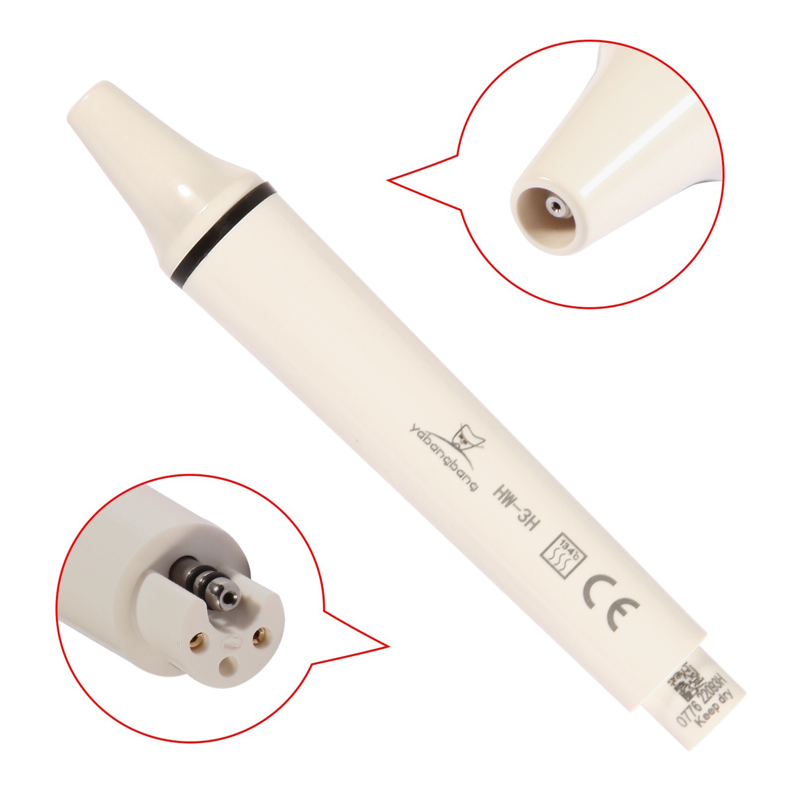 For SKYSEA EMS Dental Ultrasonic Piezo Scaler Detachable Handpiece HW-3H 135
