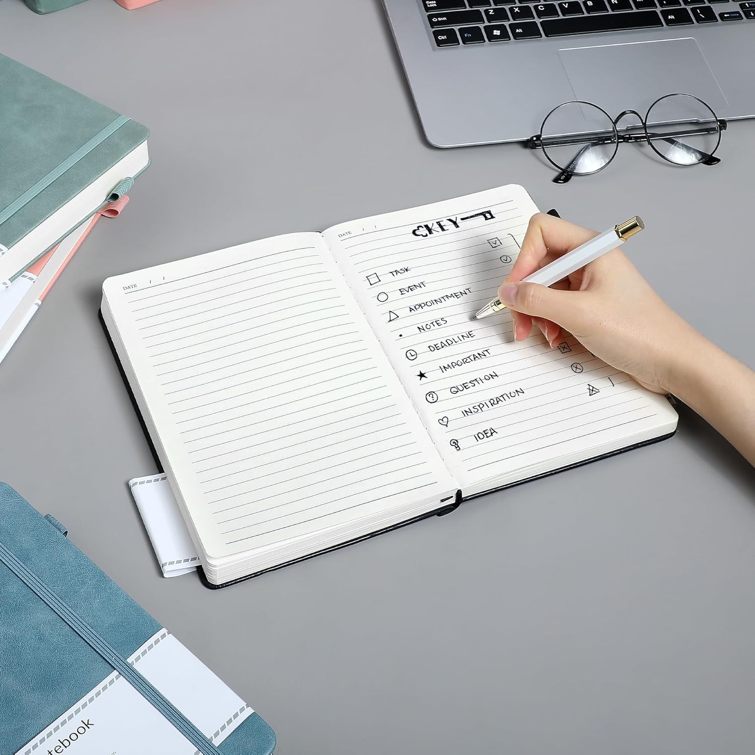 Journal Notebook for Men Women 320 Pages Journaling Notebooks Leather Journal…