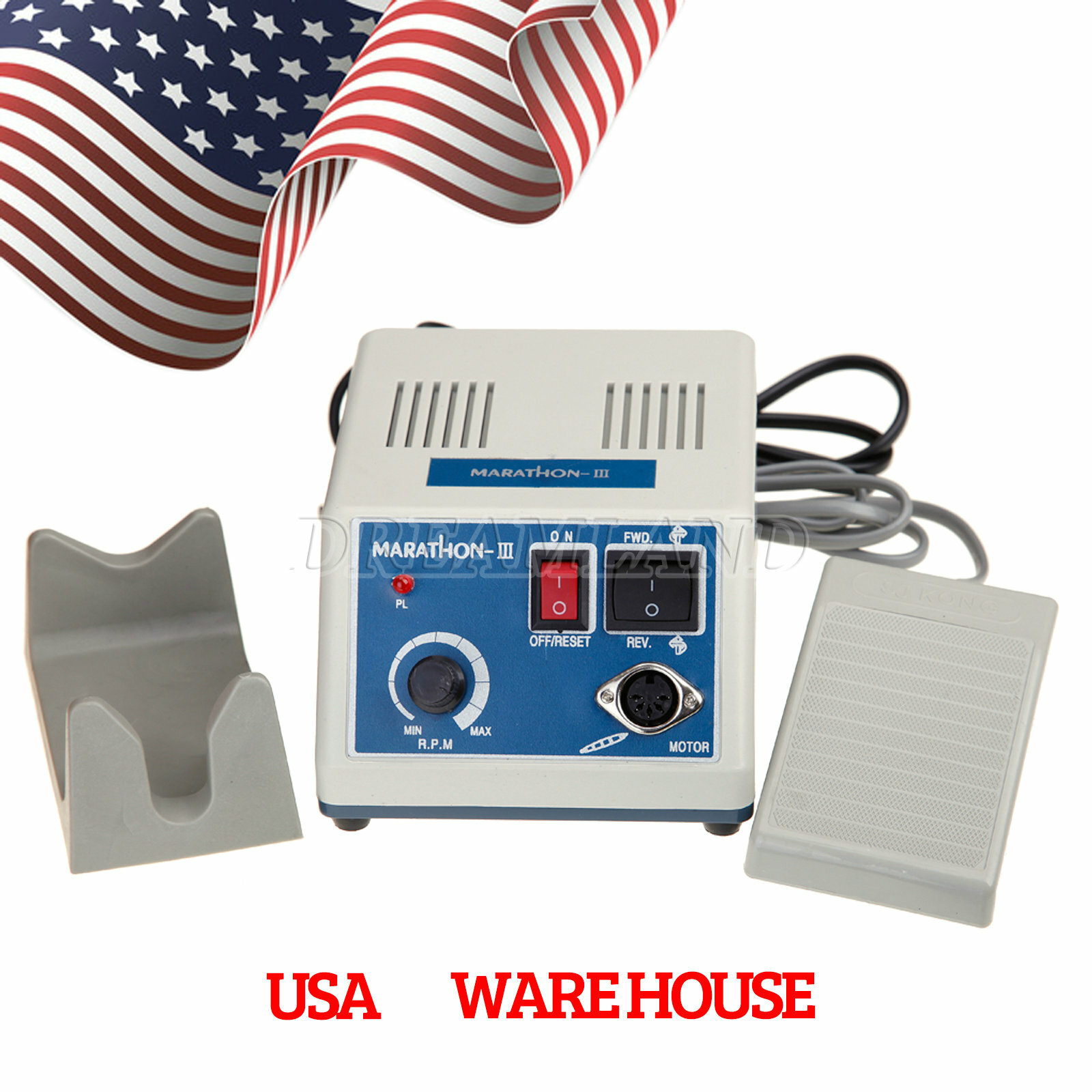 Dental Lab MARATHON Electric Micromotor Polisher /35K RPM Handpiece Polishing