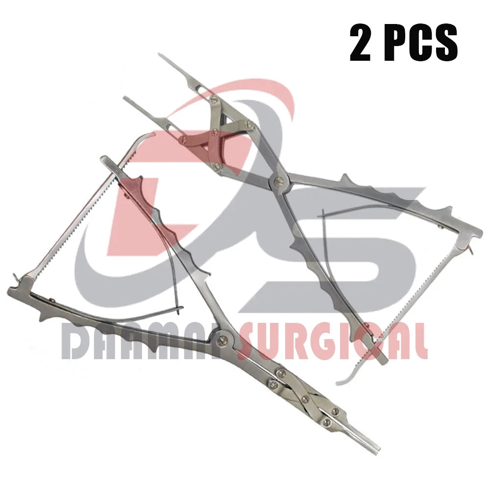 Rod Compressor 02 PCs Set 33 cm Spine Orthopedic Surgical Instruments