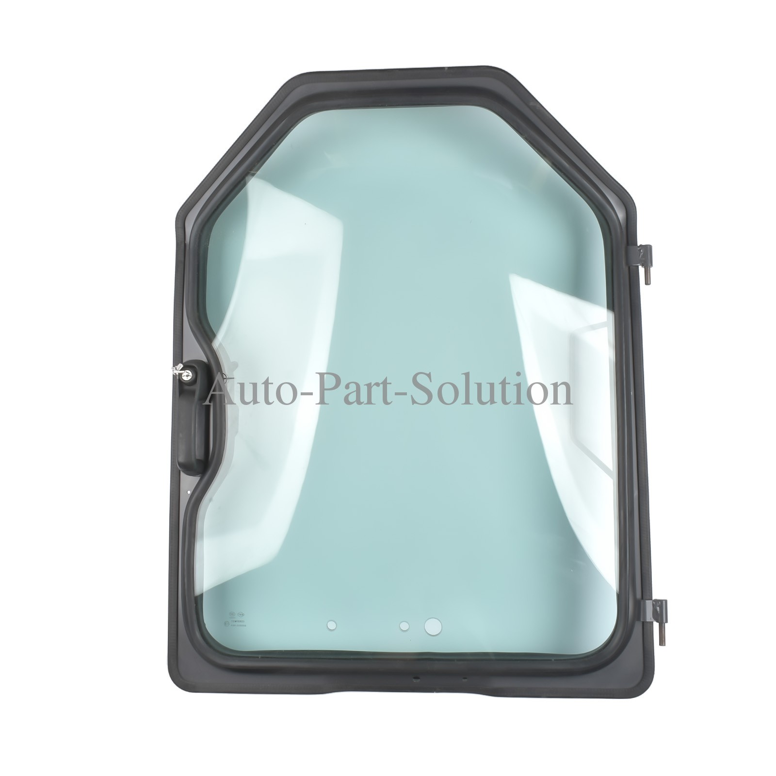 7109665 Front Door Frame & Window Assembly for Bobcat Skid Steer Rubber Glass