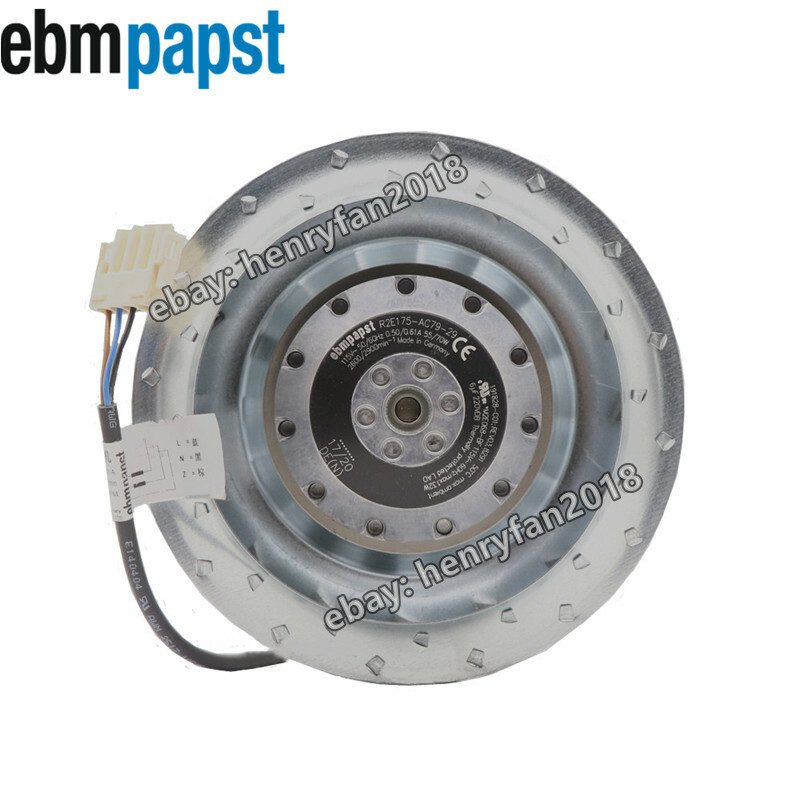 R2E175-AC79-29 115VAC 55/70W Ebmpapst Fan IP44 High Air Volume Centrifugal Fan