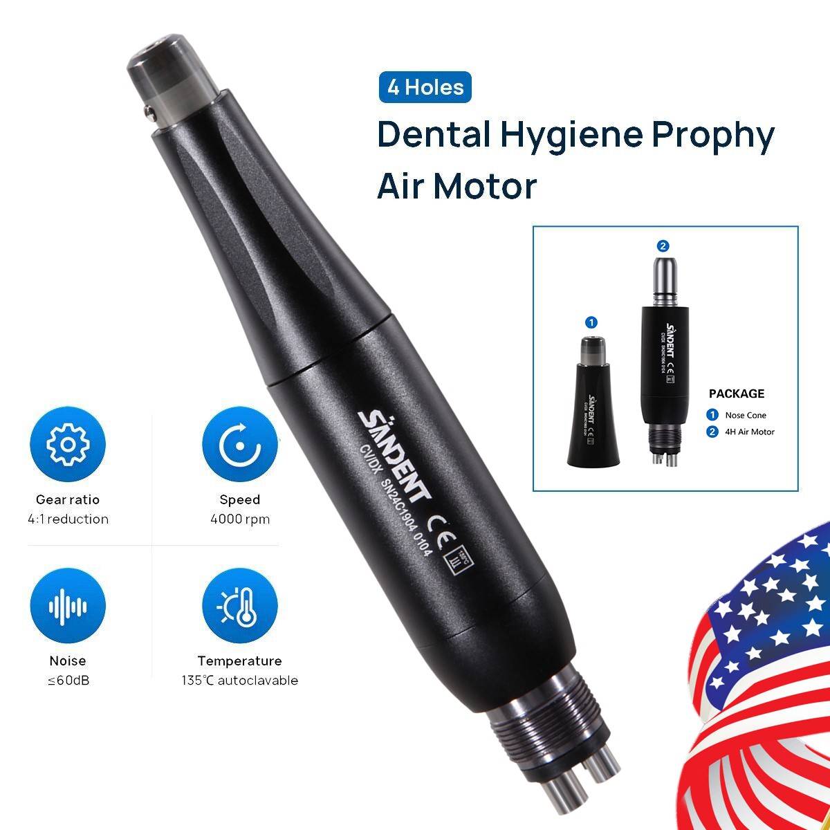 Dental Ultrasonic Scaler Oral Teeth Cleaner Perio Endo Tip For DTE SATELEC